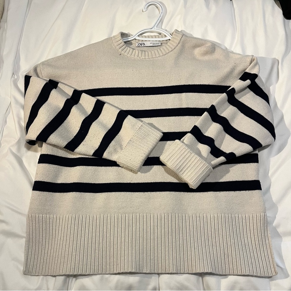Zara Striped Knit Sweater